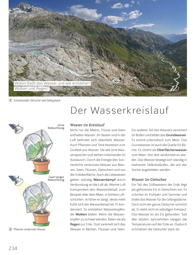 Buchseite 234: Der Wasserkreislauf